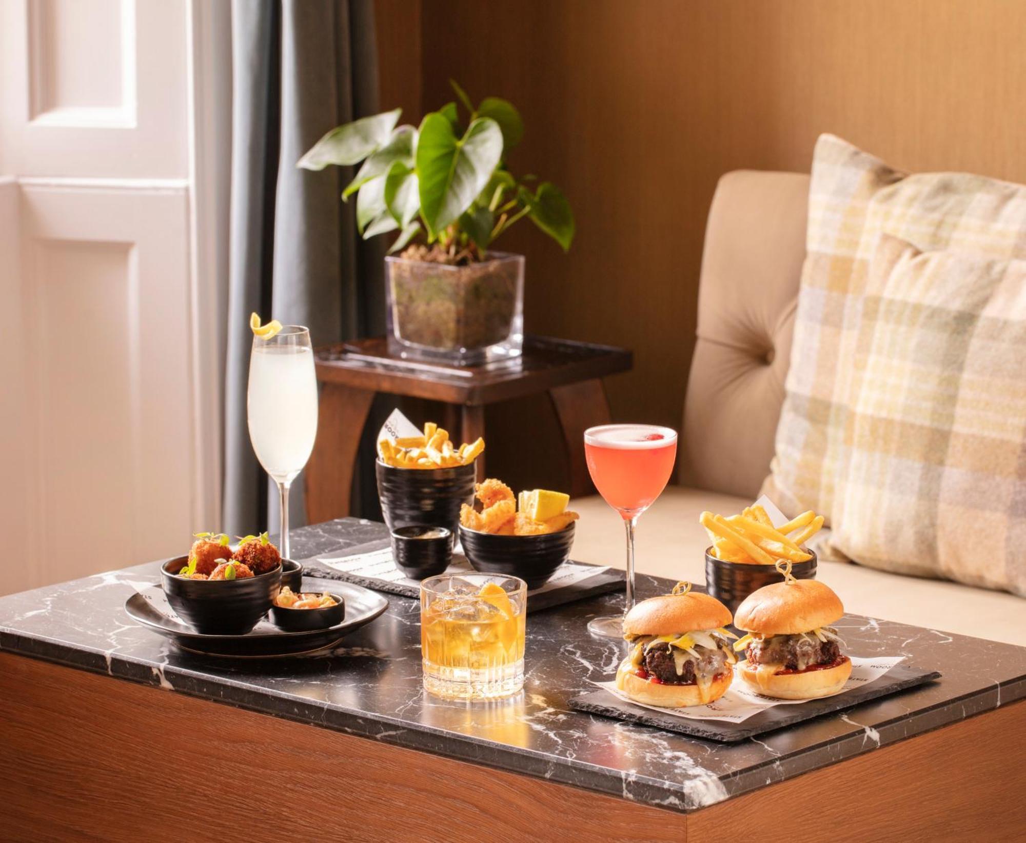 Schloss Roxburghe, Part Of Destination By Hyatt Ngoại thất bức ảnh A selection of cocktails and bar snacks at the bar